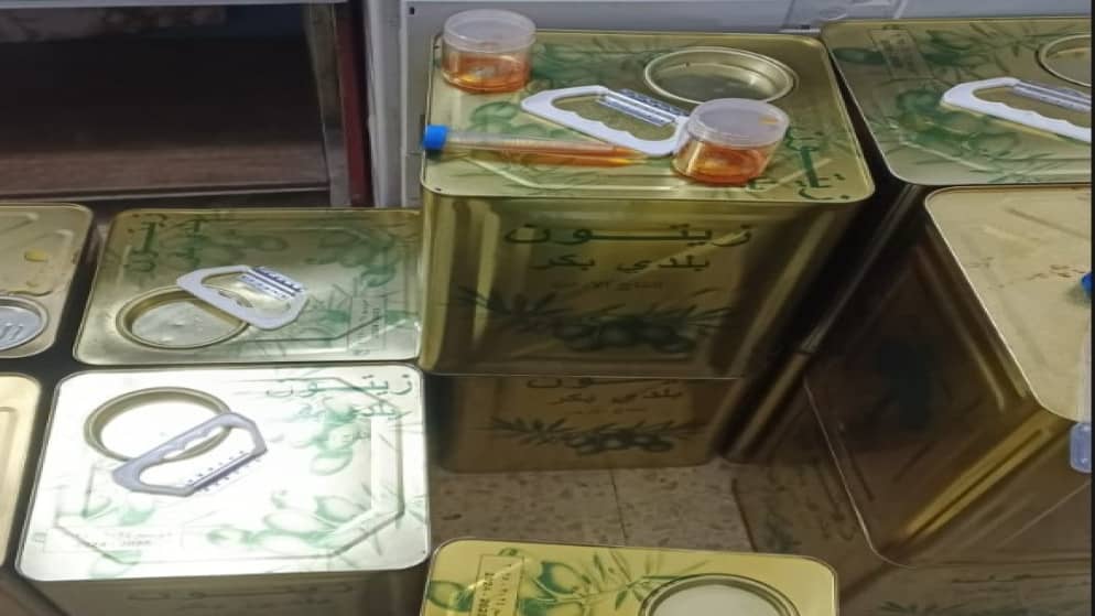 ضبط 13 تنكة زيت مغشوش في جرش