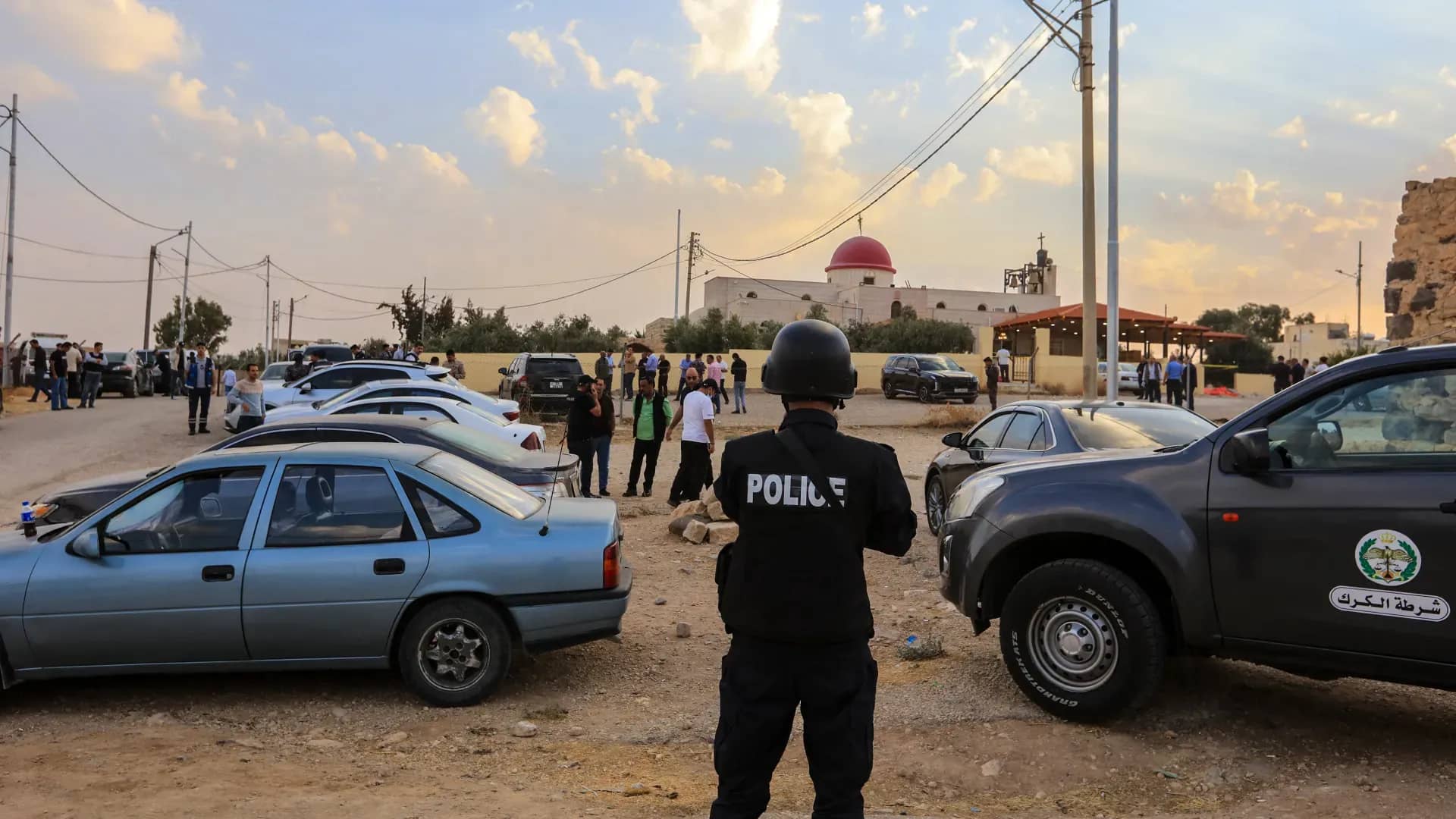 تفاصيل تشييع جثامين شهداء  كنيسة حمود في الكرك
