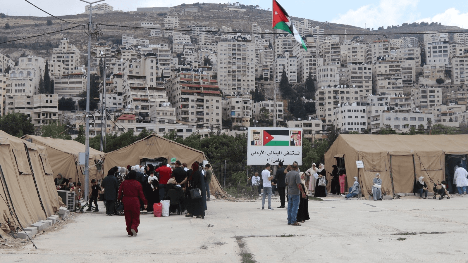 المستشفى الميداني الأردني نابلس 11 يباشر تقديم خدماته الطبية