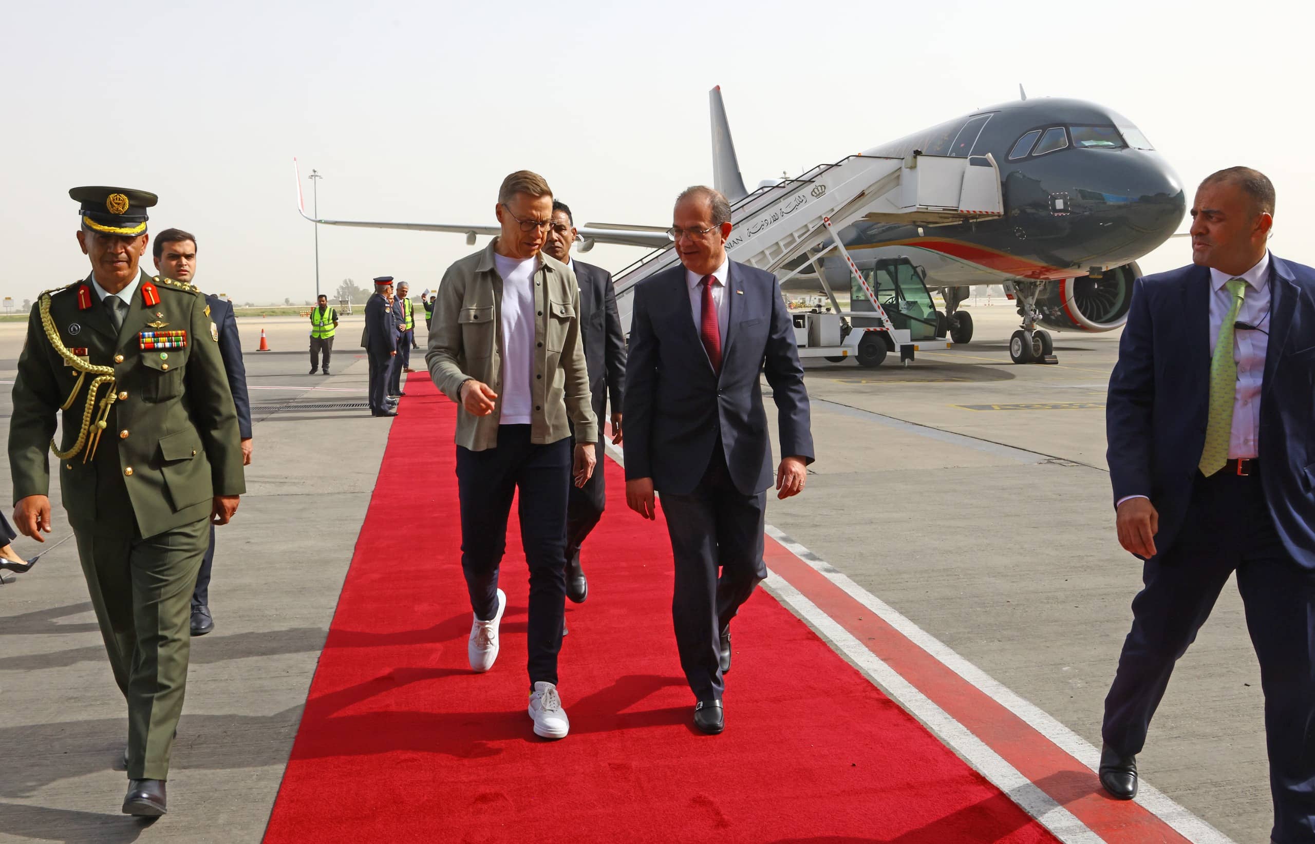 رئيس فنلندا يصل عمّان في زيارة رسمية للمملكة