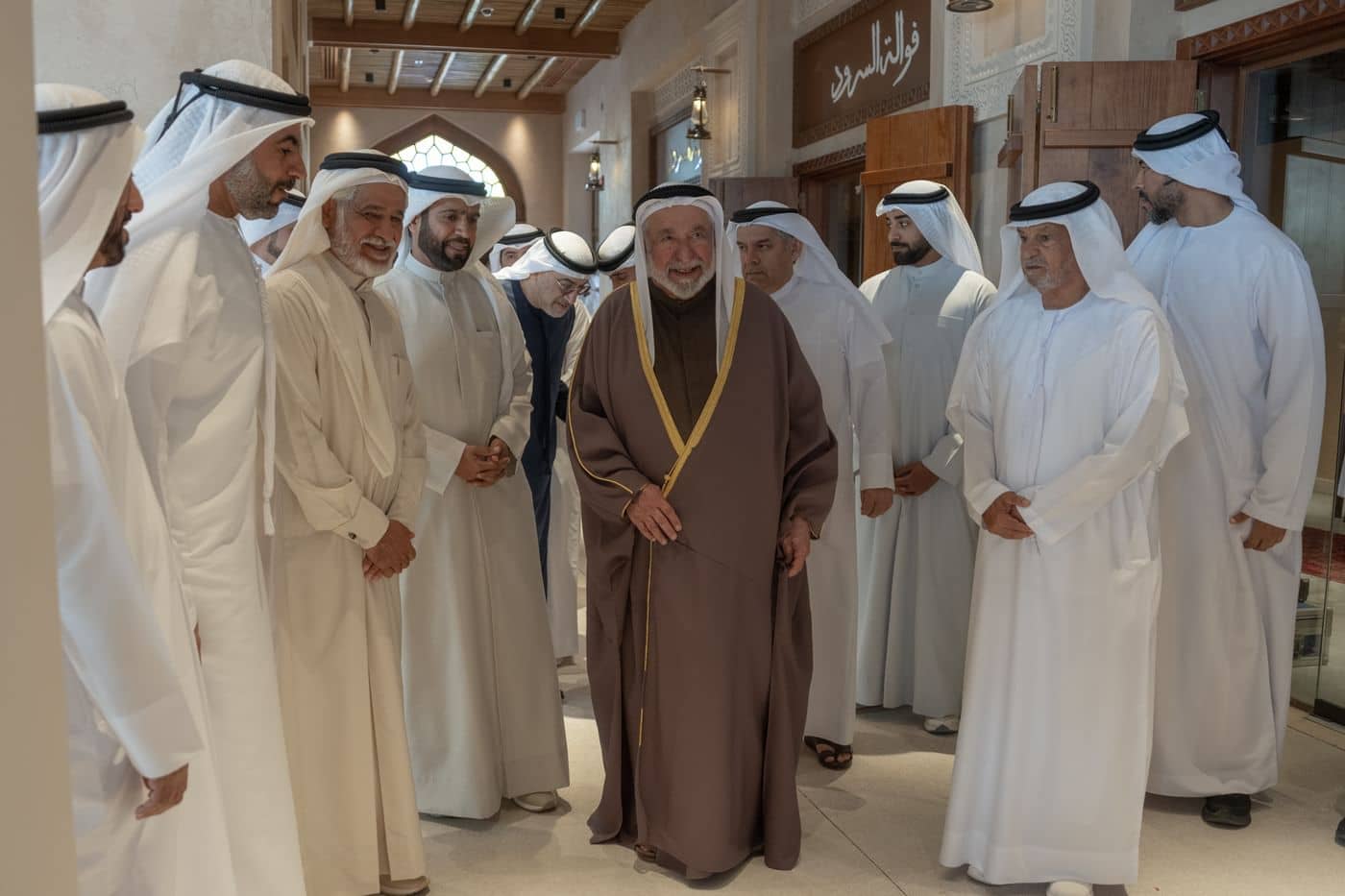 حاكم الشارقة سلطان بن محمد القاسمي يفتتح سوق فِلي التراثي