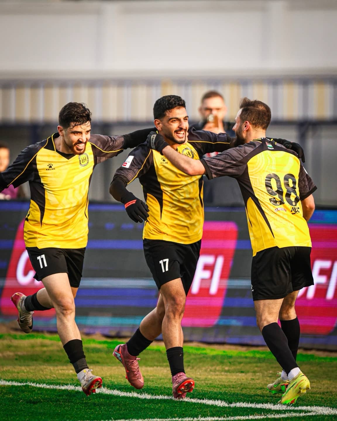 الحسين إربد يكتسح الجزيرة برباعية نظيفة ويصعد لوصافة دوري المحترفين مؤقتاً