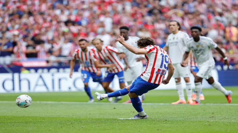 أتلتيكو مدريد يمطر شباك الريال بخماسية في بطولة الدوري