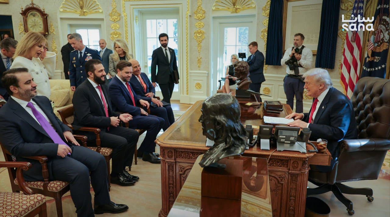 ترمب والشرع يعقدان مباحثات تناولت العلاقات الثنائية وقضايا إقليمية