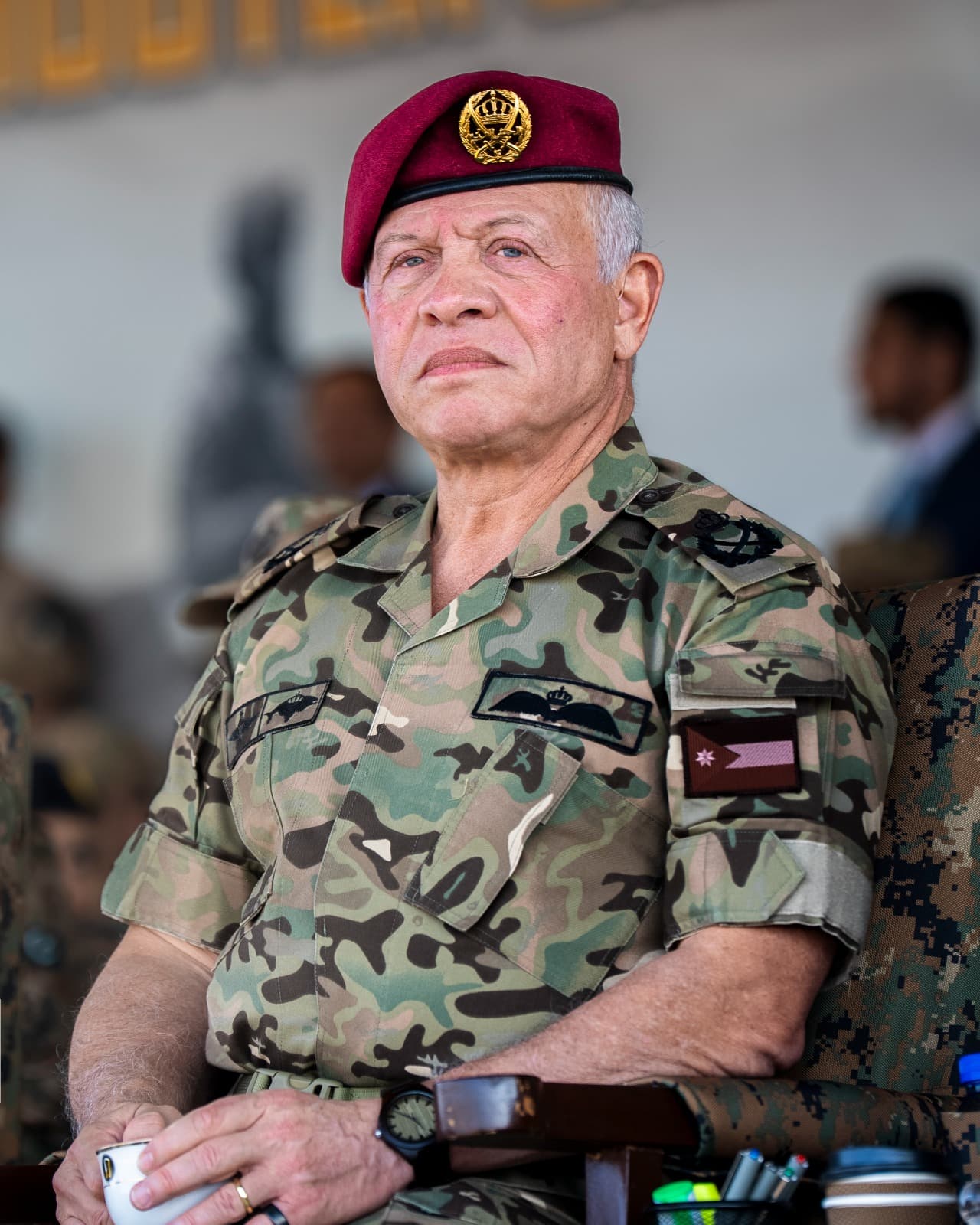 الملك يتابع تمرين أسود الهواشم بمشاركة ولي العهد