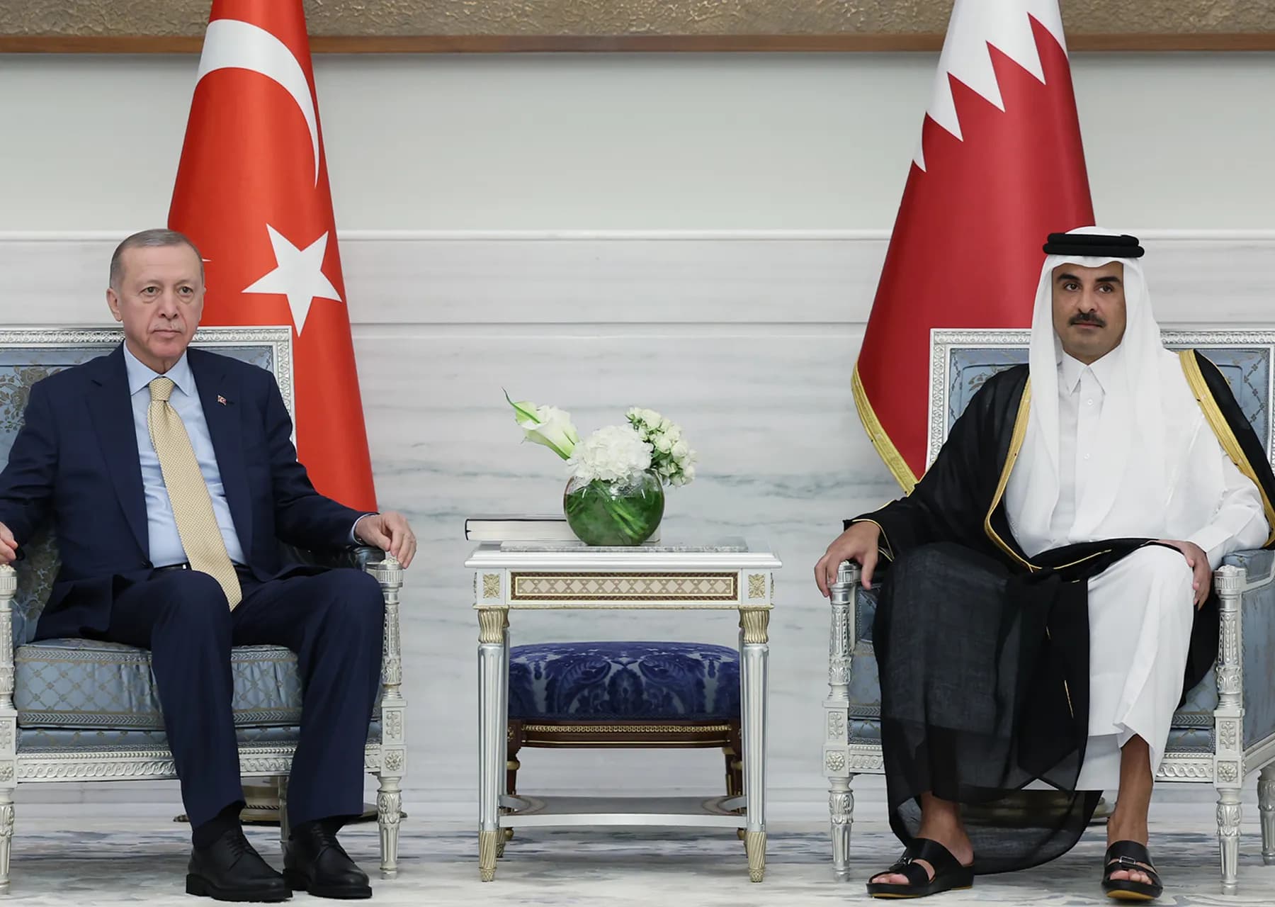 أردوغان يزور الدوحة لبحث شراء مقاتلات "يوروفايتر" القطرية