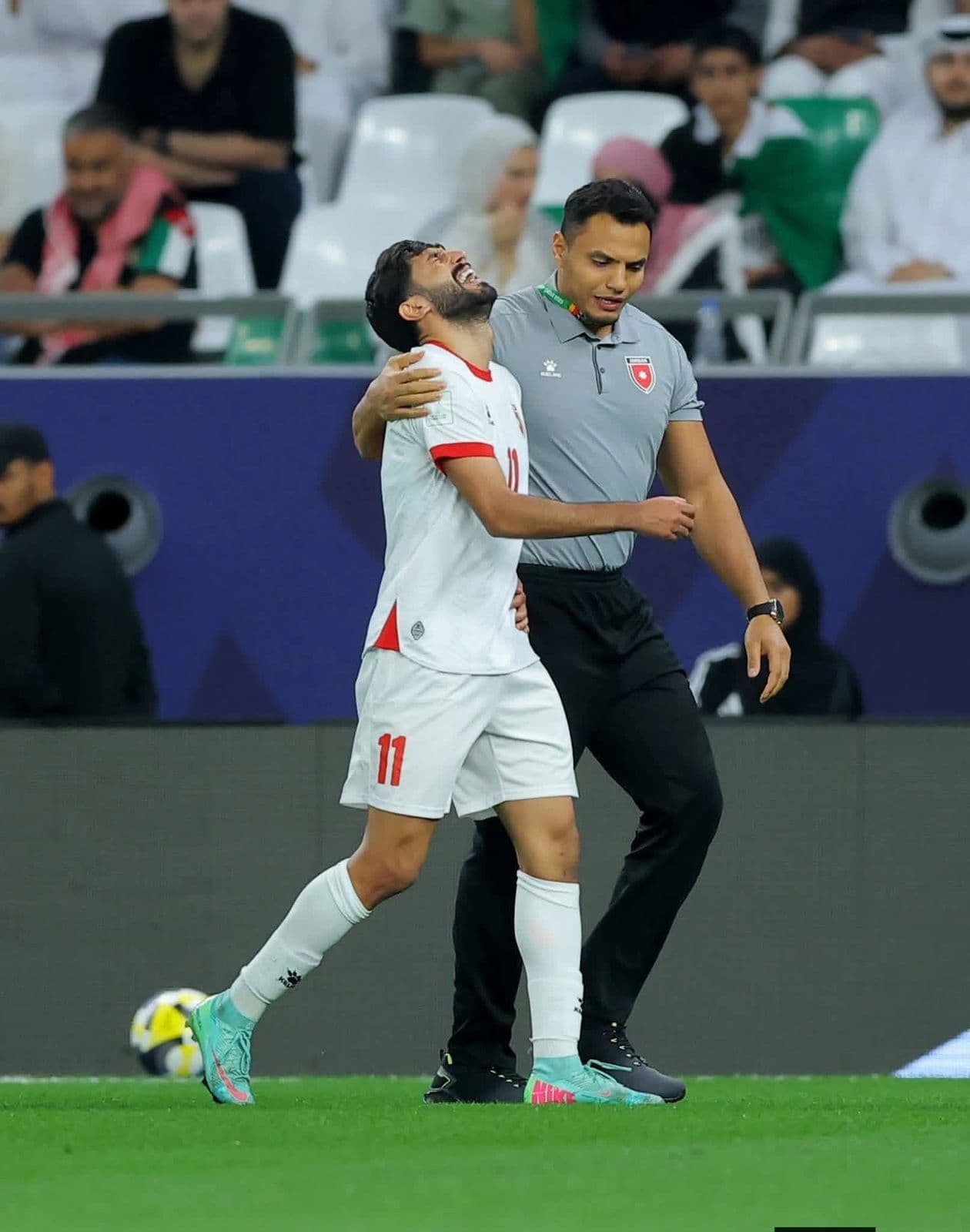 هل أصيب النعيمات بعد إدخاله مجددا.. القريني يوضح