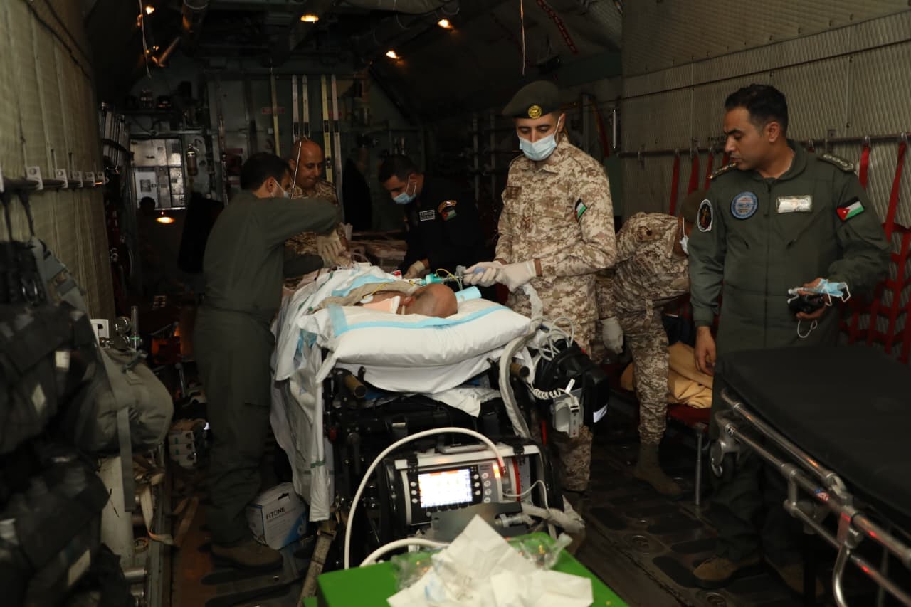 توجيهات ملكية سامية بإرسال طائرة إخلاء طبي لنقل مصاب أردني من قطر