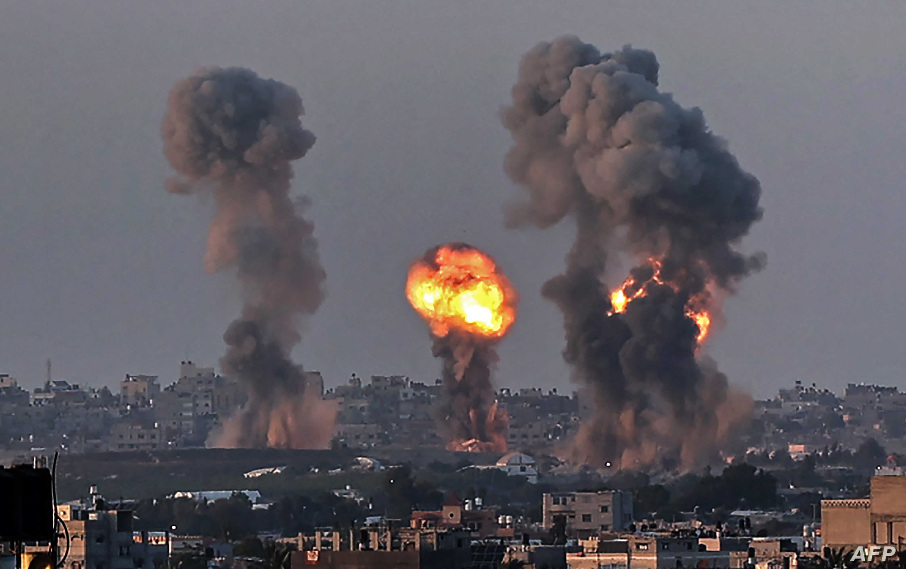 مصادر فلسطينية: قصف جوي ومدفعي متواصل على مدينة غزة
