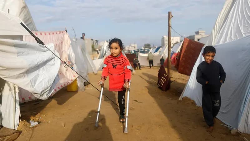 21 ألف طفل في غزة يعانون من إعاقات منذ اندلاع الحرب