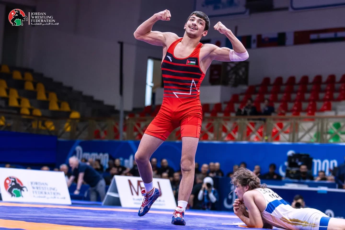 لاعب منتخب المصارعة زيد ناغوج يحرز ميدالية برونزية بدورة الألعاب الآسيوية