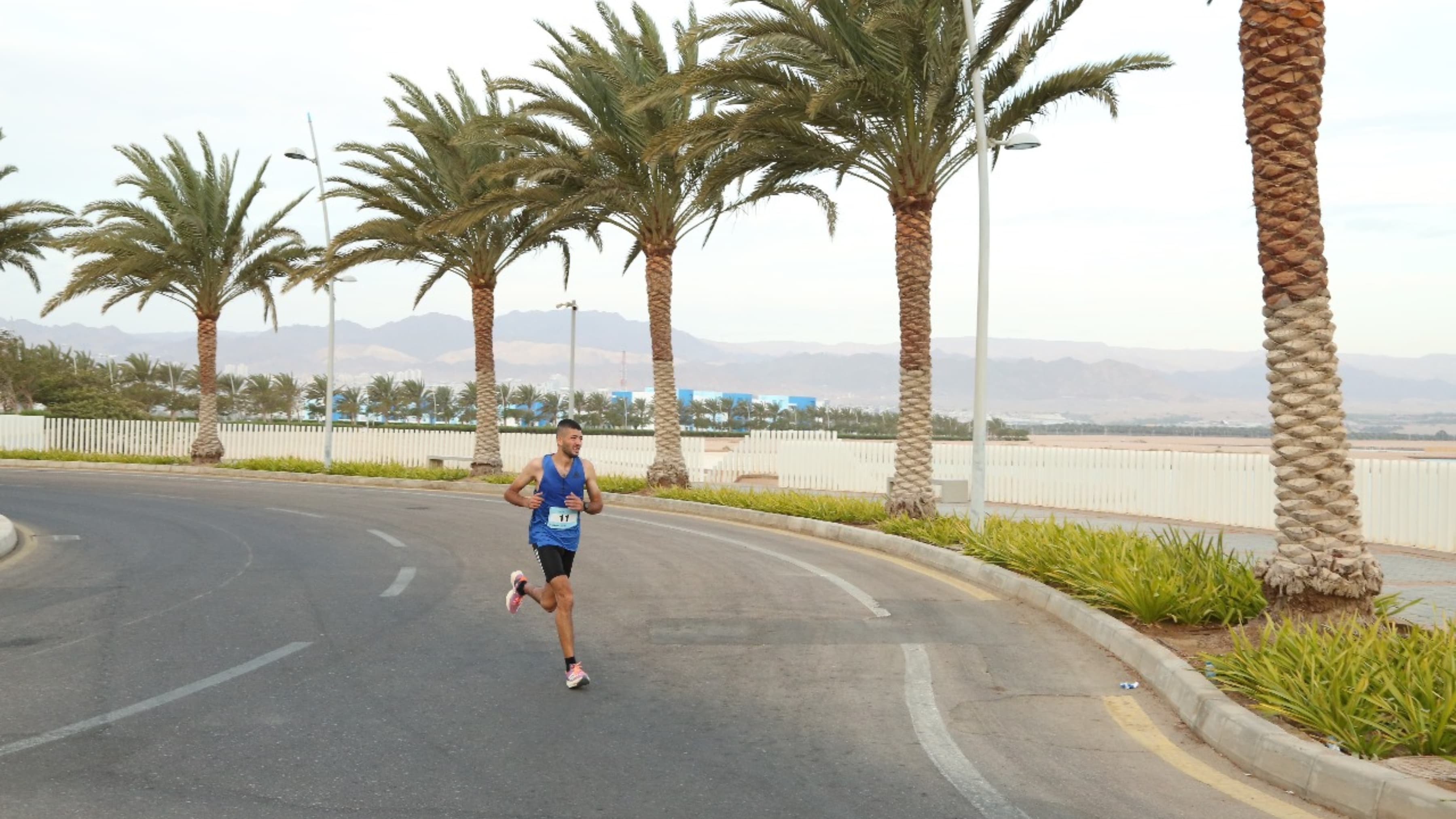 الأمن العام: إغلاق مسار سباق آيلة نصف ماراثون البحر الأحمر