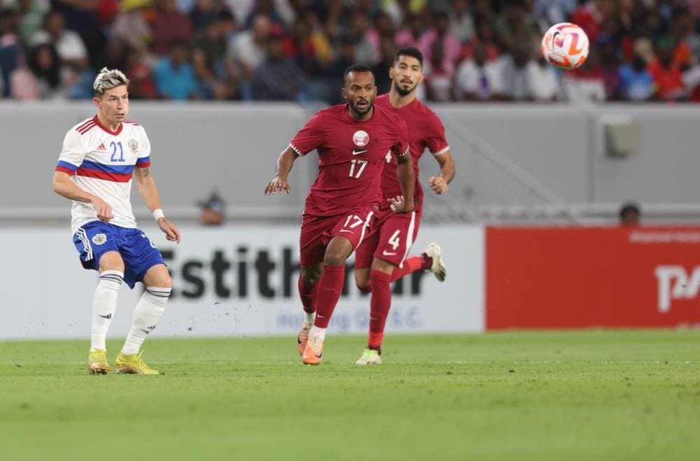 العنابي يتلقى هزيمة ثقيلة أمام المنتخب الروسي