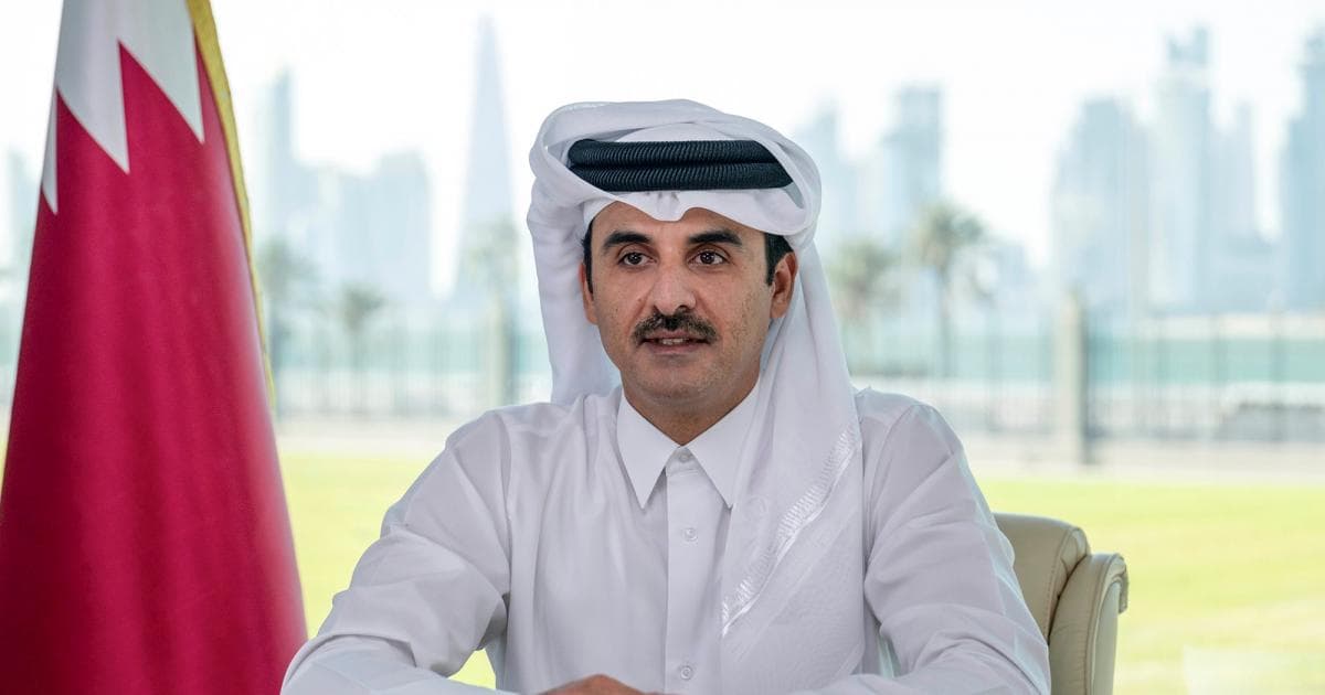 أمير قطر يدين خرق إسرائيل المستمر وقف إطلاق النار في غزة