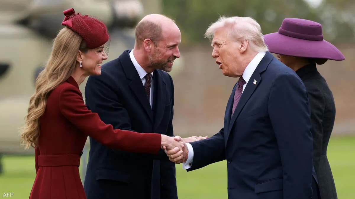 ترمب وميلانيا يصلان "قصر ويندسور" للقاء الملك تشارلز