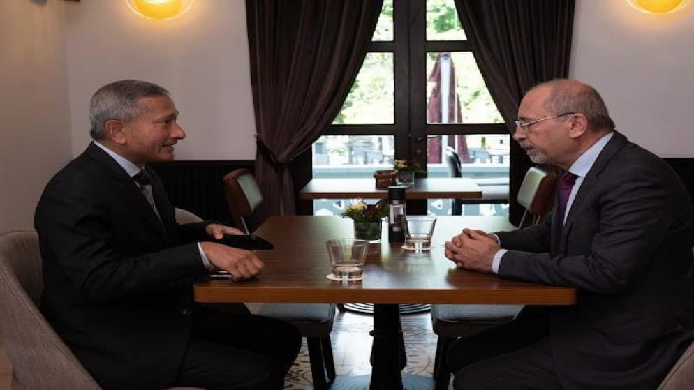 الصفدي يبحث مع نظيره السنغافوري جهود تثبيت وقف إطلاق النار في غزة