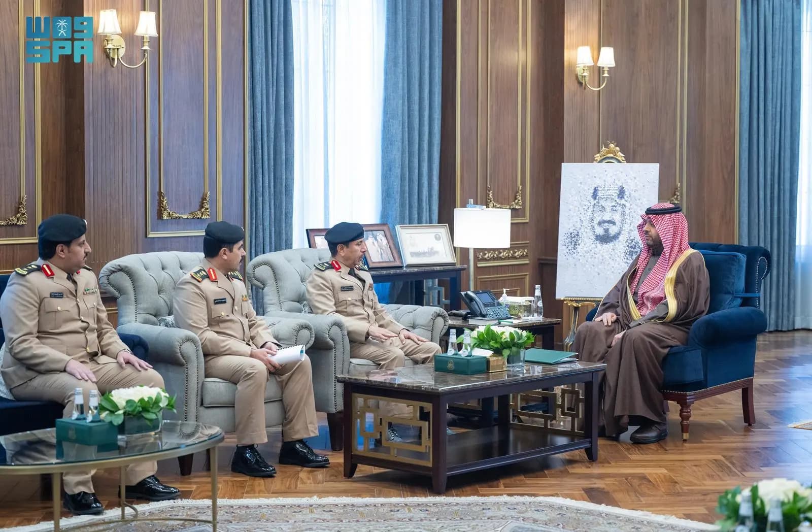 السعودية.. أمير الحدود الشمالية يتسلَّم تقريرًا عن أعمال حرس الحدود بالمنطقة