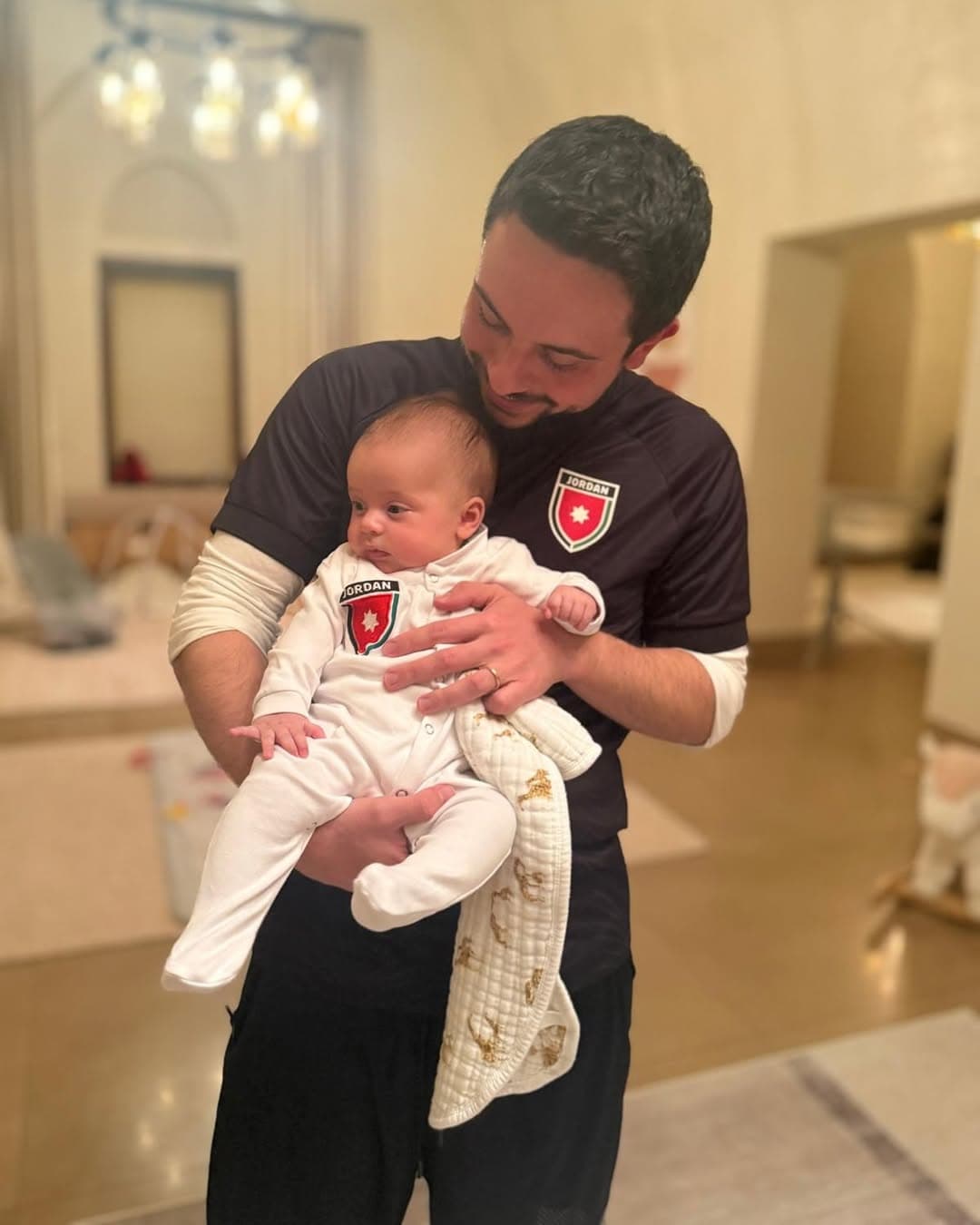 ولي العهد بعيد ميلاد الأميرة إيمان الأول: يا رب احفظها لي