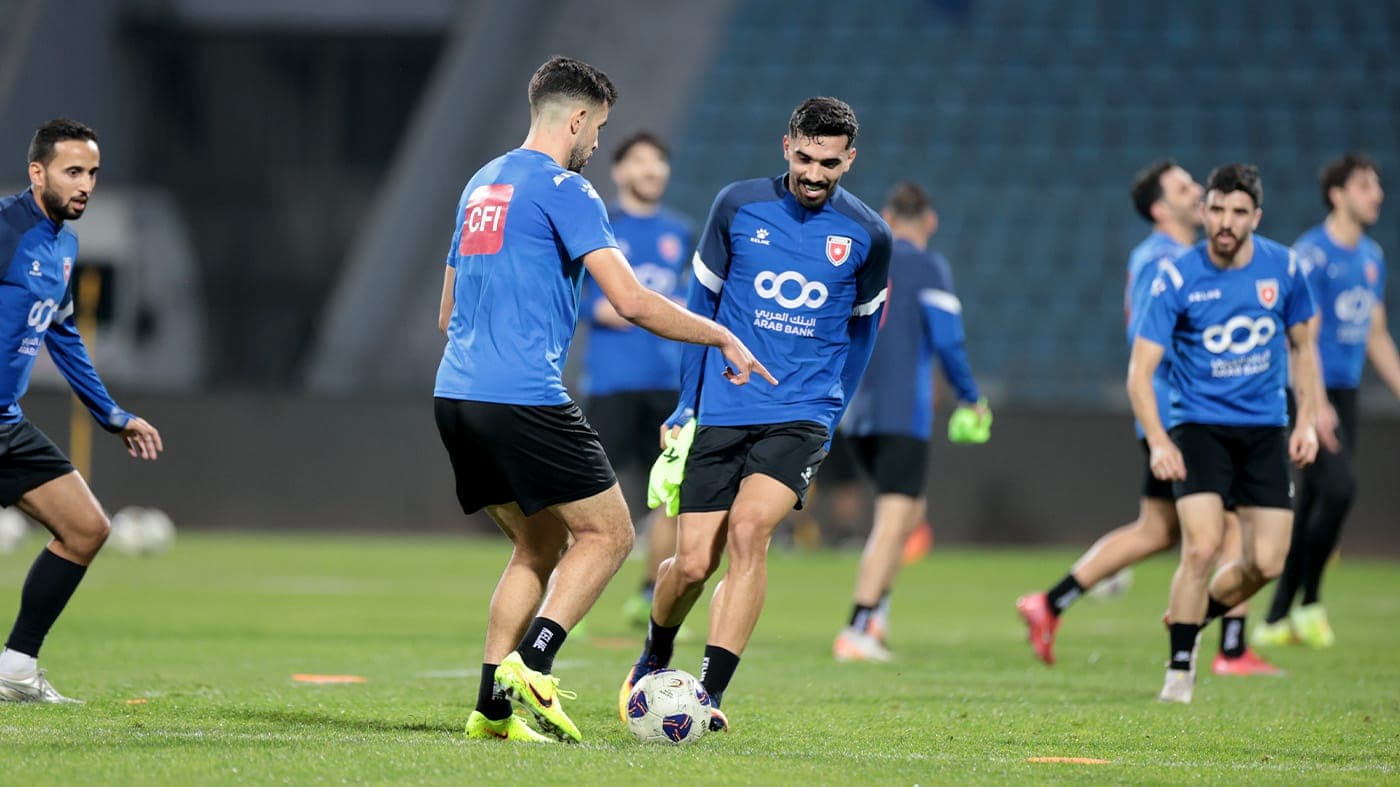 منتخب النشامى يبدأ تدريباته استعدادا لمواجهتي تونس ومالي