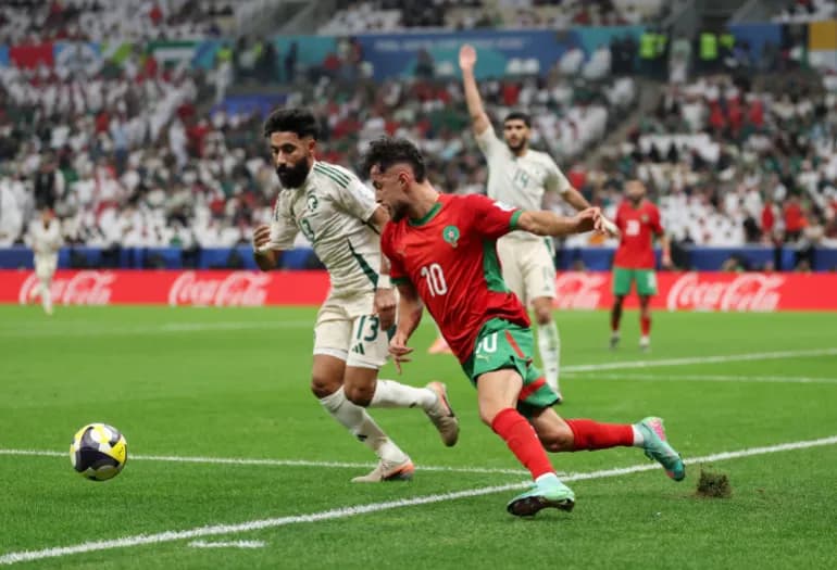 المغرب يتفوق على السعودية 1-0 ويتأهل مع الأخضر إلى ربع نهائي كأس العرب 2025