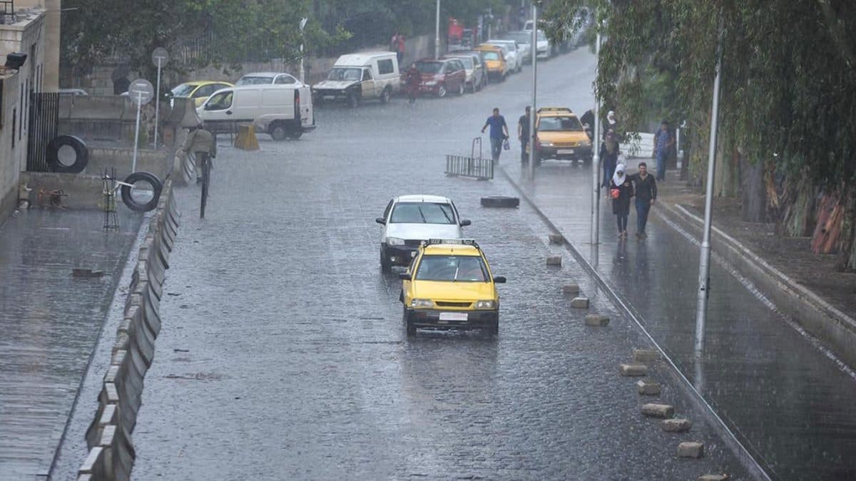 دلرجات حرارة منخفضة في معظم المناطق السورية