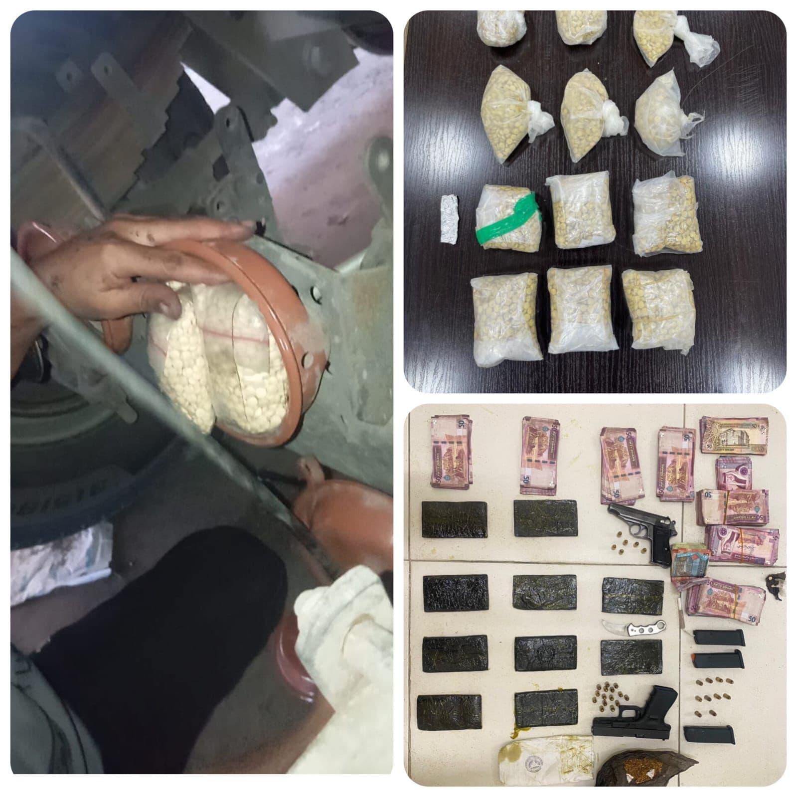 مكافحة المخدرات تتعامل مع 7 قضايا نوعية وتلقي القبض على 13 متورطاً