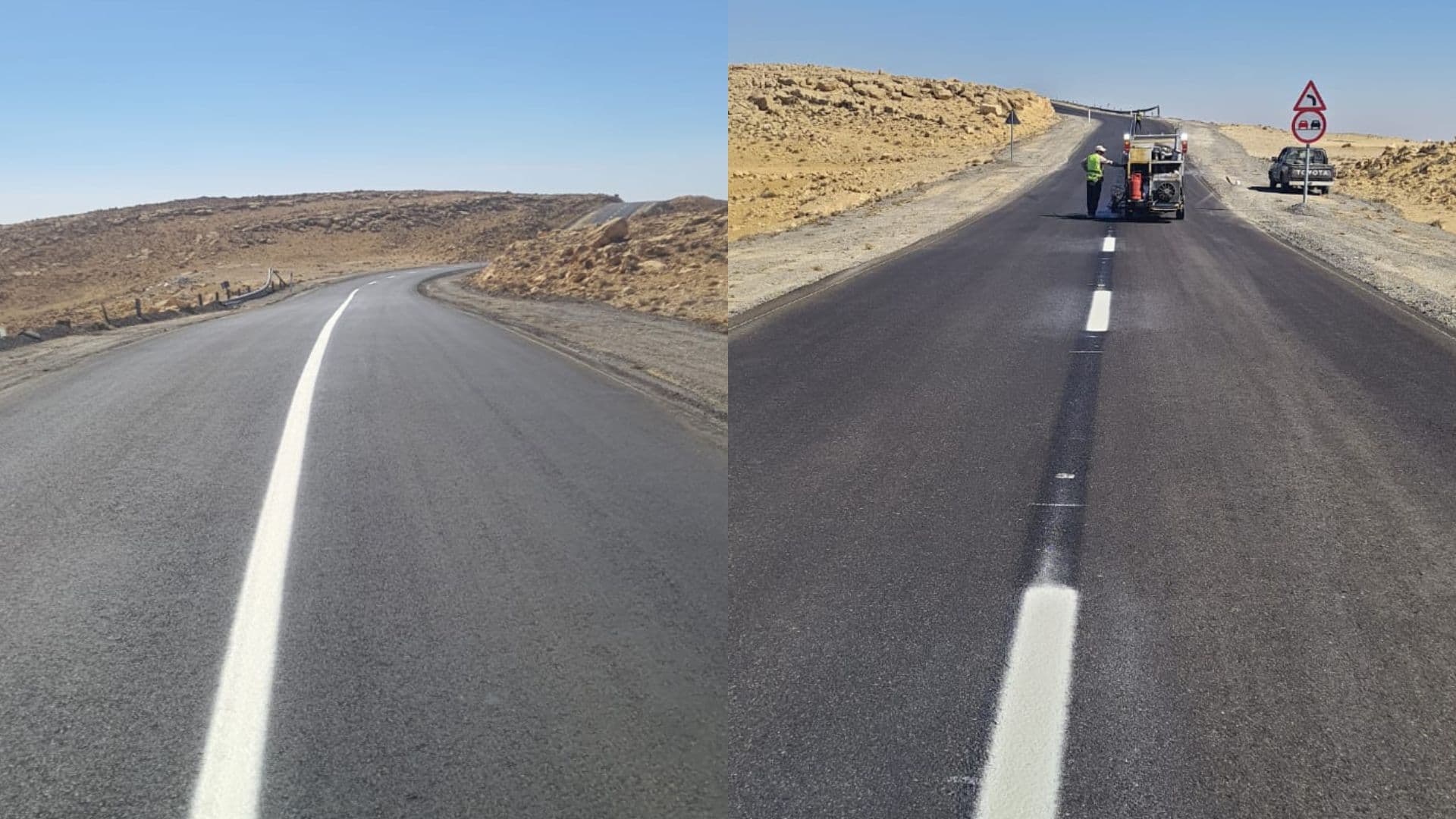 "أشغال معان" تنتهي من مشروع صيانة طريق الرصيف الملوكي