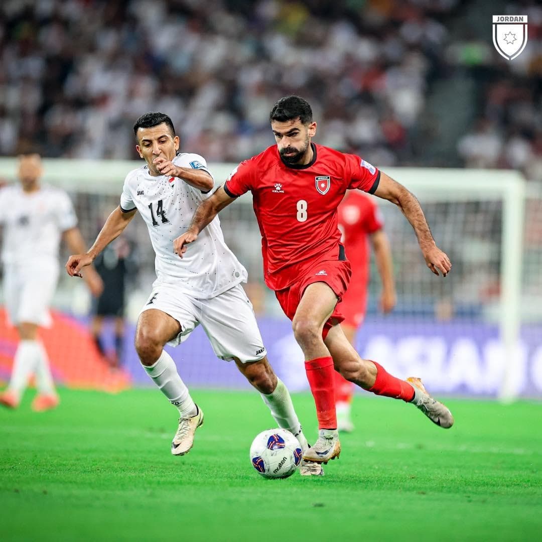 النشامى على موعد مع أسود الرافدين في ربع نهائي كأس العرب