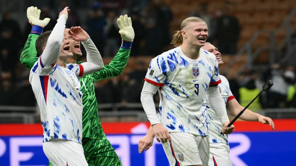 البرتغال والنرويج إلى المونديال وإيطاليا تخوض الملحق مرة ثالثة