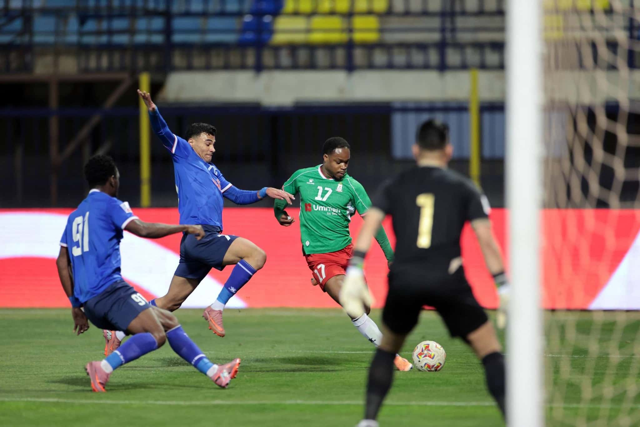 حسم التعادل الإيجابي بهدف لمثله مواجهة فريقي الرمثا والوحدات التي أقيم