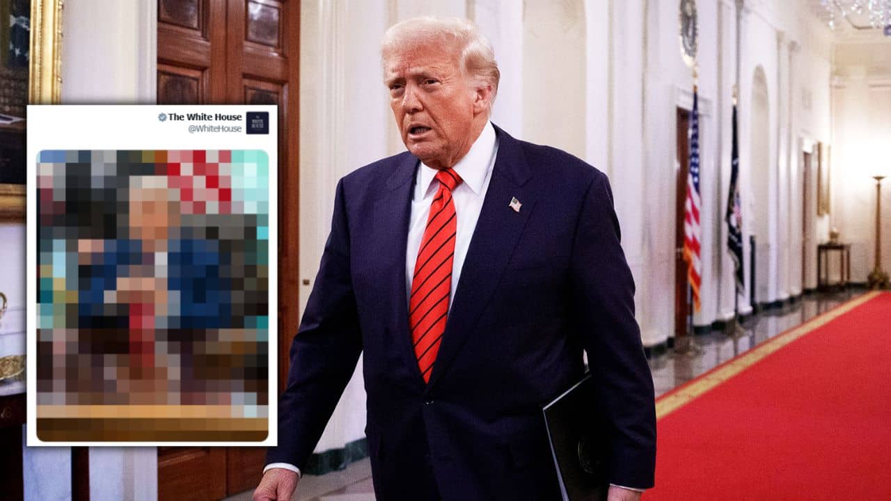 رسالة مشفرة؟ حساب البيت الأبيض الرسمي ينشر صورة مموهة بالكامل ويثير التكهنات