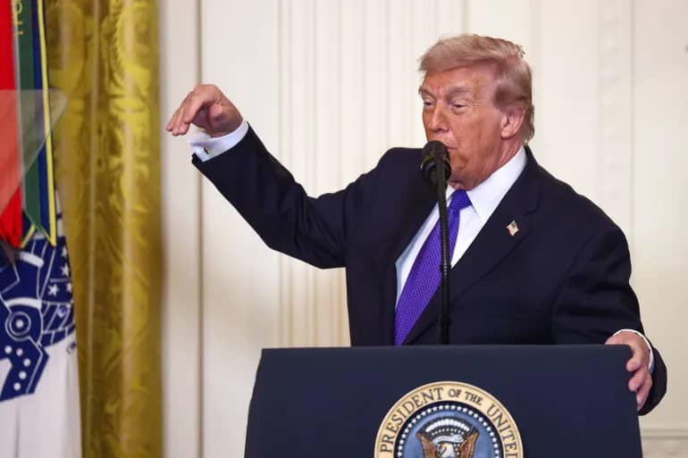 ترمب يحذر من خطر الأسلحة النووية ويؤكد تدمير صواريخ إيران بسرعة