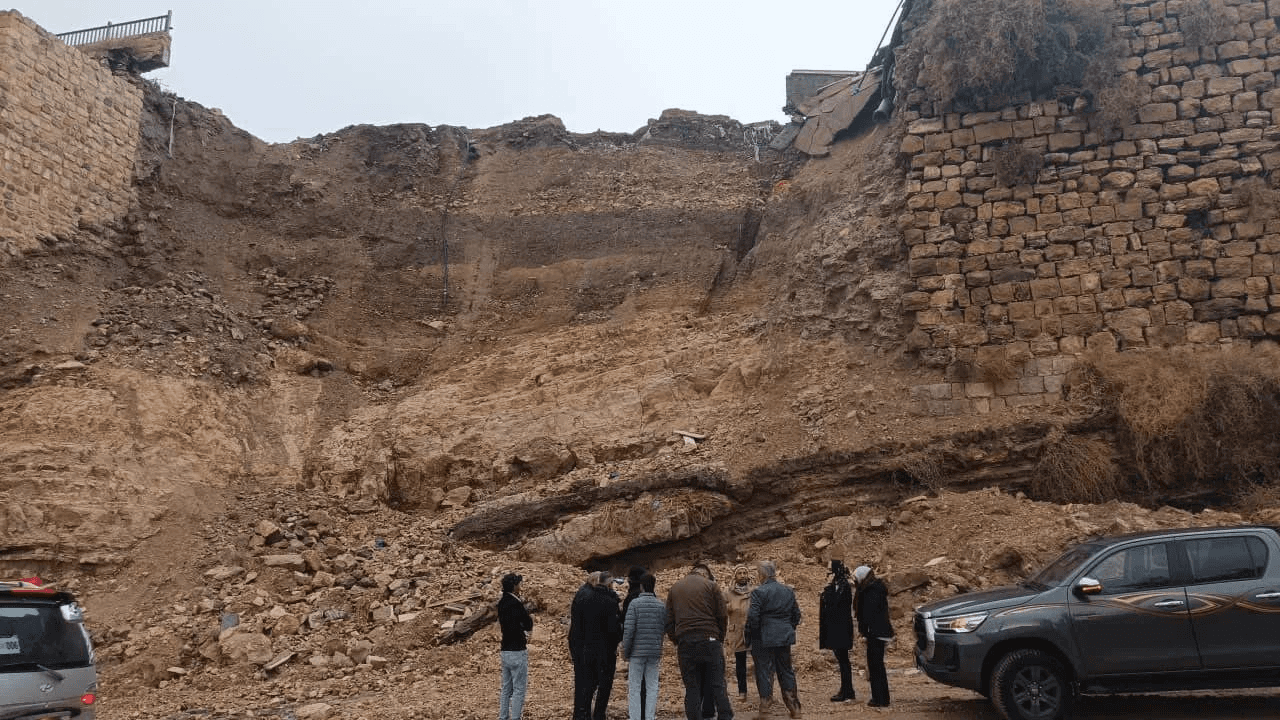 الآثار العامة: استرجاع 300 حجر من سور قلعة الكرك تمهيداً لترميمه