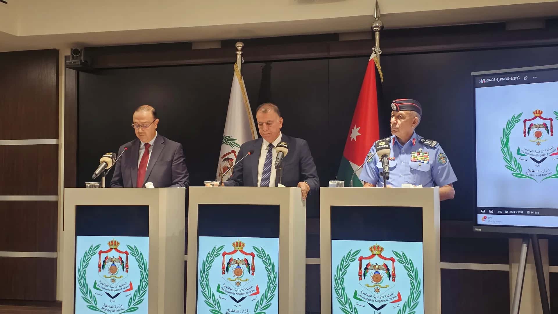 ردّ مدير الأمن العام على سؤال مراسل «الدار» بأن العدد هو عدد الأشخاص ا