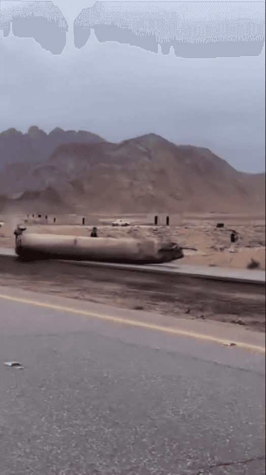 الأمن العام: سقوط بقايا جسم متفجر على الطريق الصحراوي ولا إصابات تُذكر