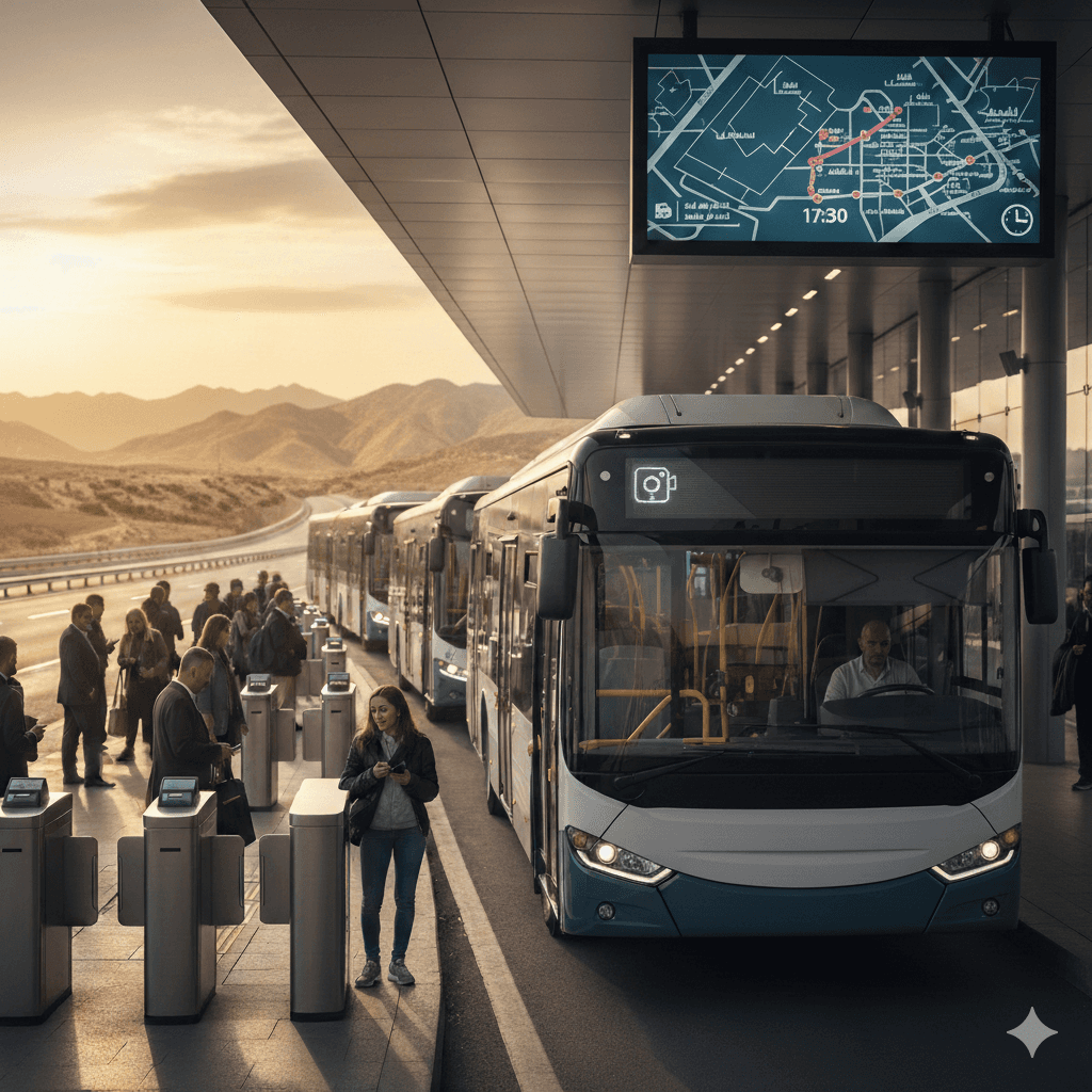 حل انتظار الحافلة حتى تمتلئ.. نظام تردد جديد بين الطفيلة وعمان في 2026