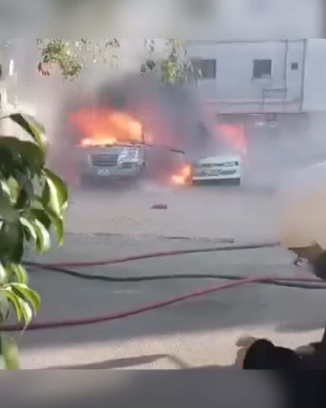 شبّ حريق مساء اليوم في منطقة الرمال الشرقي بمحافظة العقبة ب 3 مركبات و