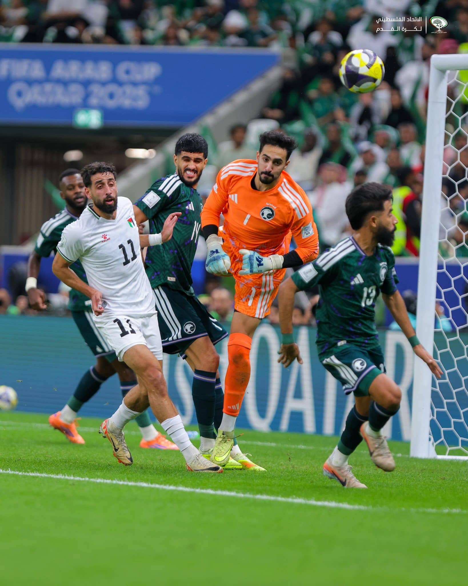 فلسطين تودع كأس العرب.. والسعودية إلى نصف النهائي