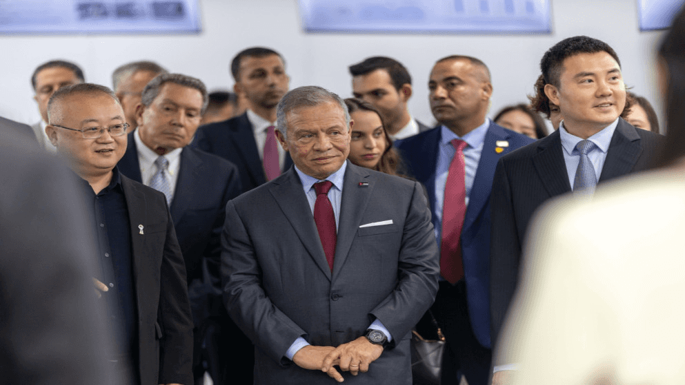 الدار - زار جلالة الملك عبدﷲ الثاني في مدينة شنغهاي، الثلاثاء، شركة (