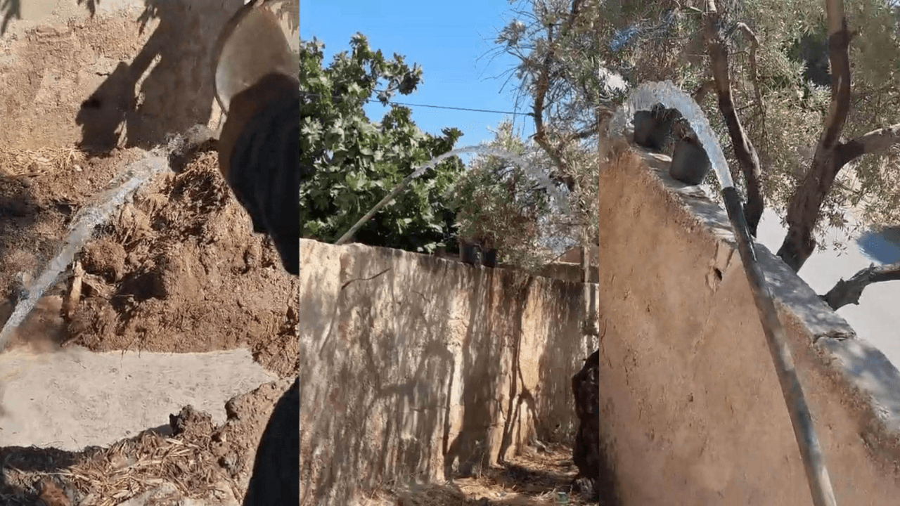 ضبط اعتداء مائي يغذي مجمعاً سكنياً في عين الباشا