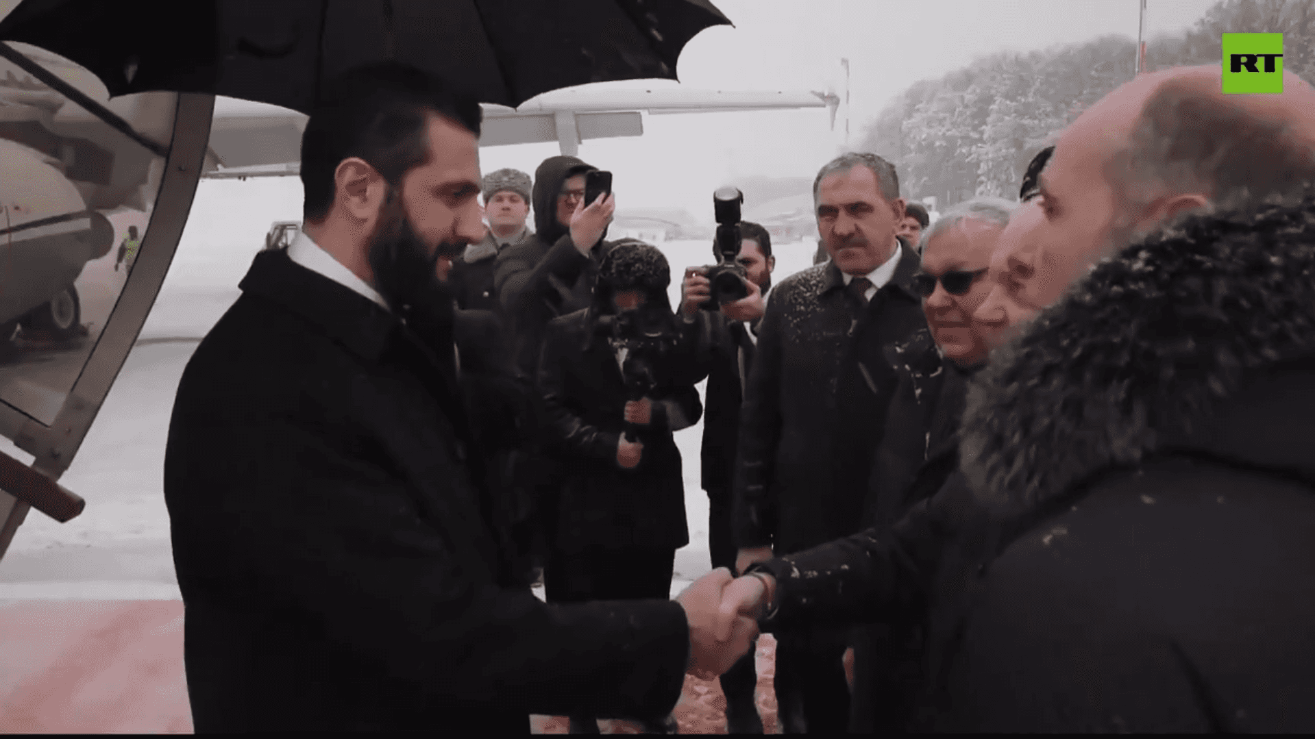 وصول الرئيس السوري أحمد الشرع إلى روسيا