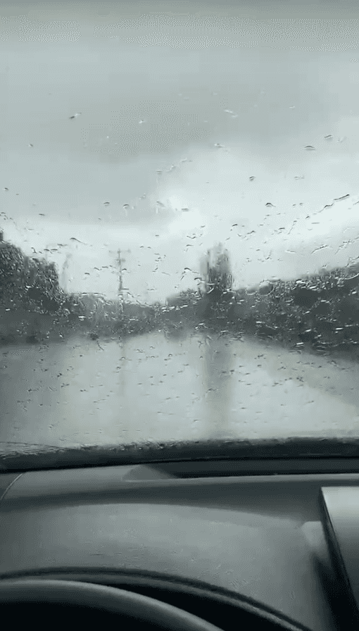 أمطار غزيرة في جرش