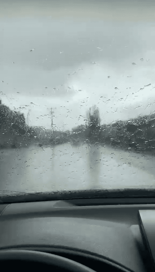 أمطار غزيرة في جرش