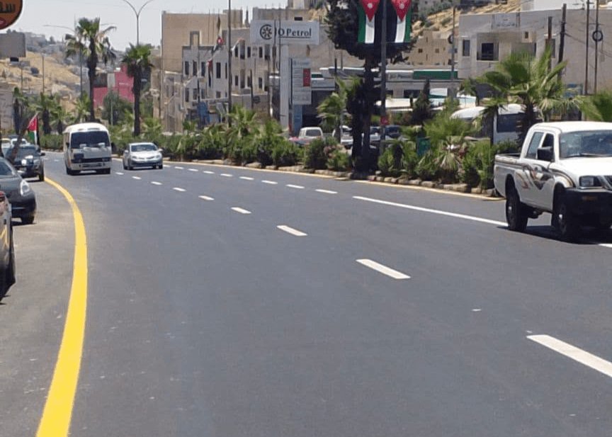 "الأشغال" تنهي أعمال صيانة طريق وادي الشجرة في البلقاء