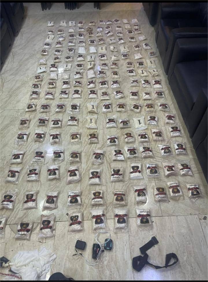 الجيش يحبط تهريب كميات كبيرة من المخدرات بواسطة بالونات