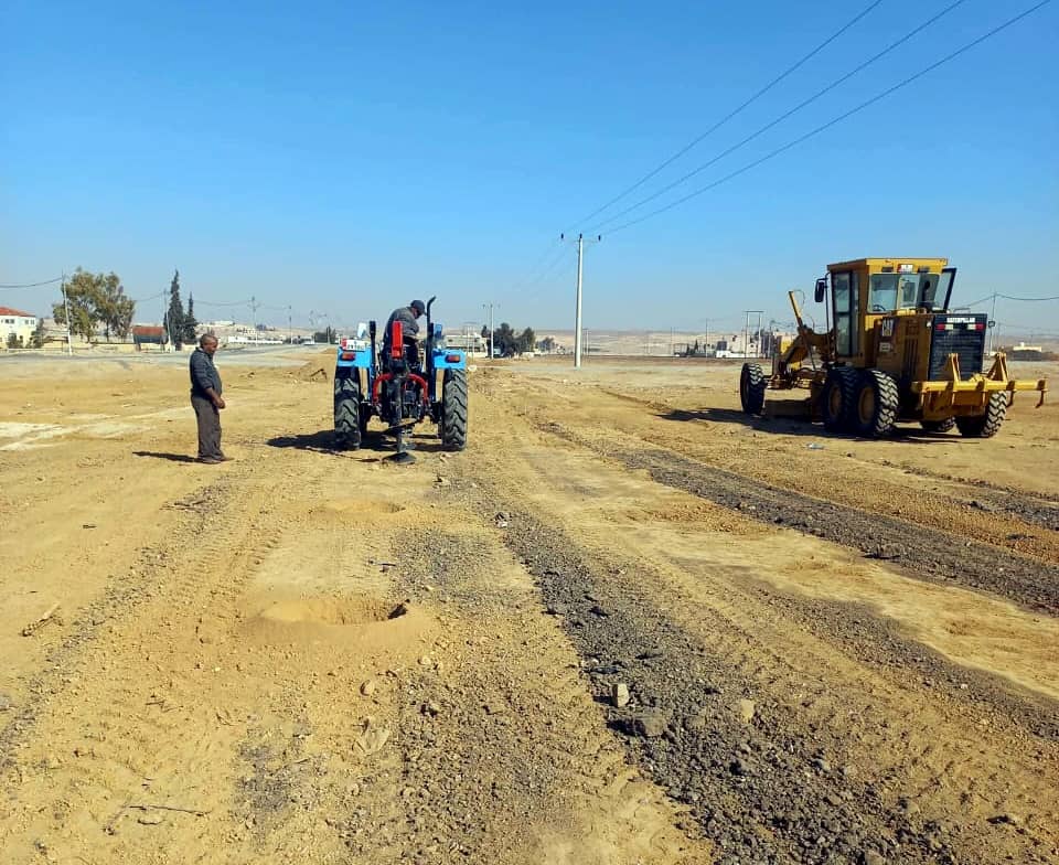 بدء تنفيذ مشروع تحريج مدخل بلدية الحسا