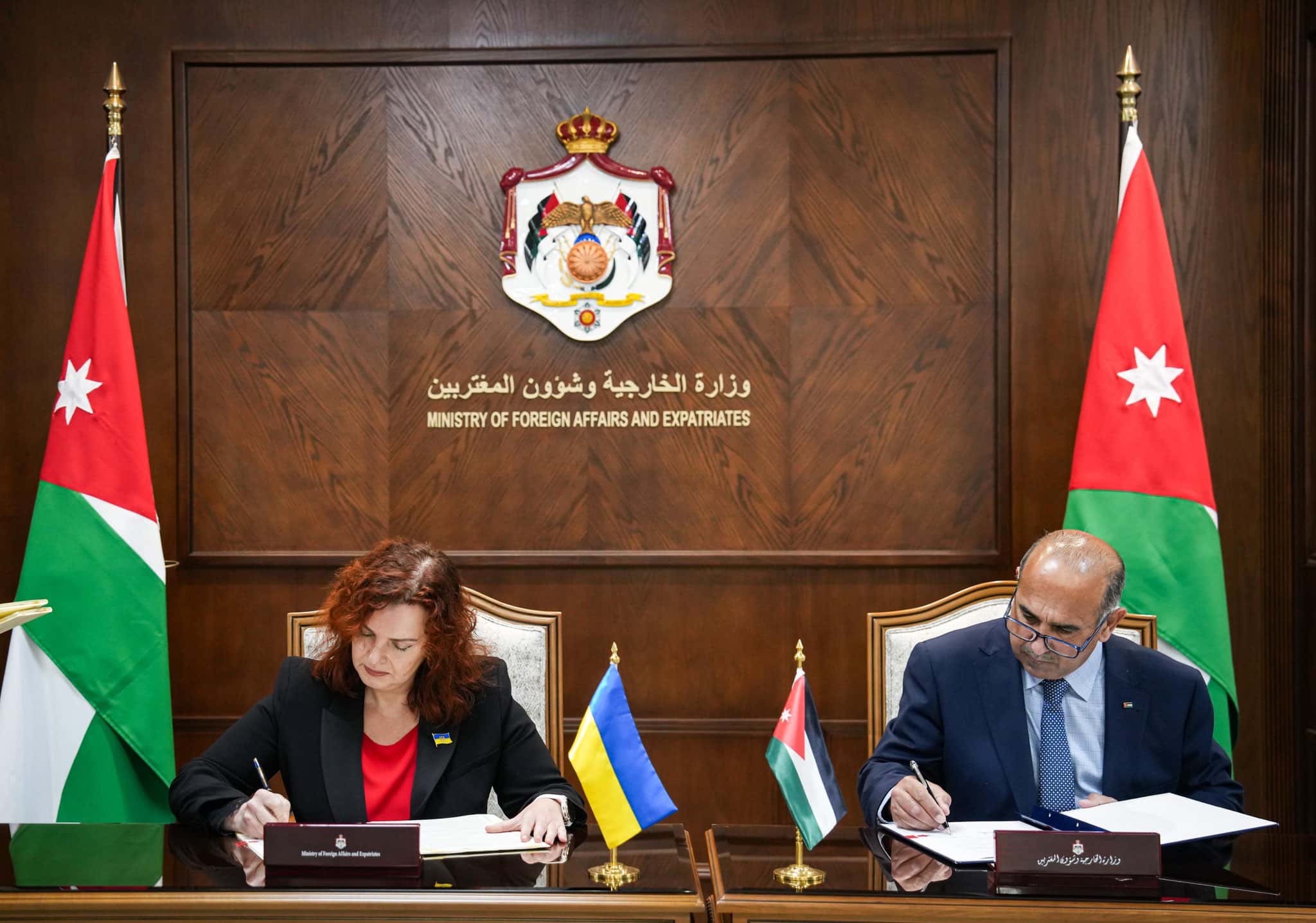 الدار - وقعت حكومة المملكة الأردنية الهاشمية ومجلس وزراء أوكرانيا، الي