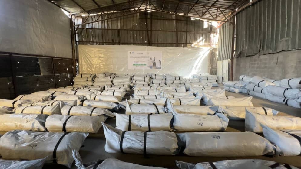 "الخيرية الهاشمية" تواصل تنفيذ مشروع الخيام الإيوائية للأسر المتضررة في غزة