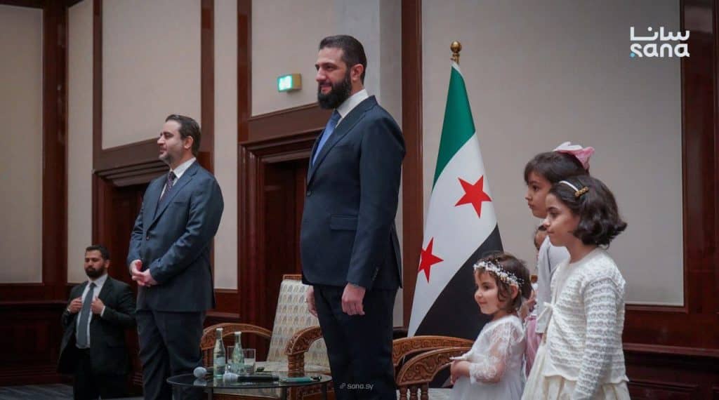 الشرع يلتقي أبناء الجالية السورية في ألمانيا