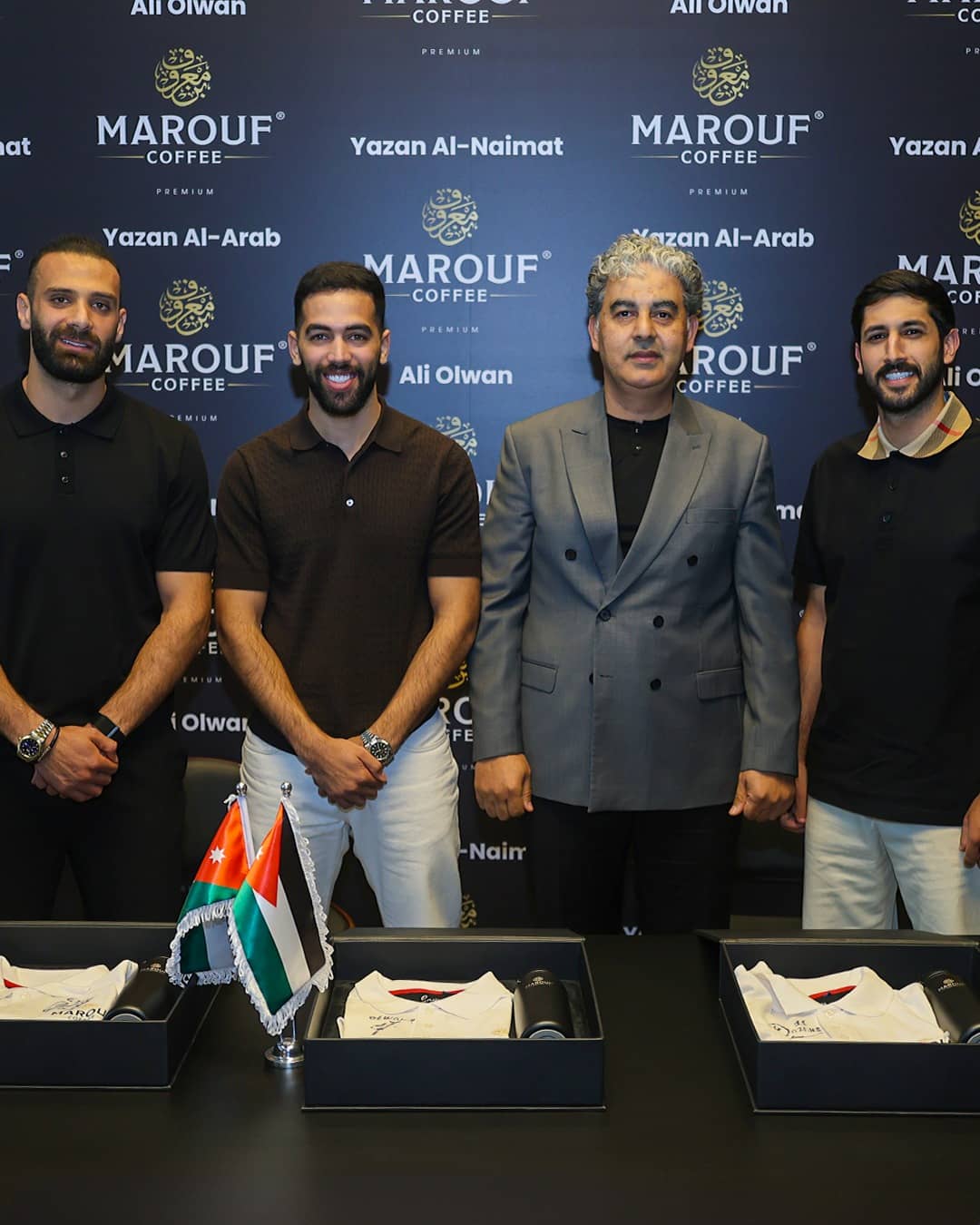 شركة بن معروف توقع اتفاقية إعلانية مع نجوم من المنتخب الوطني